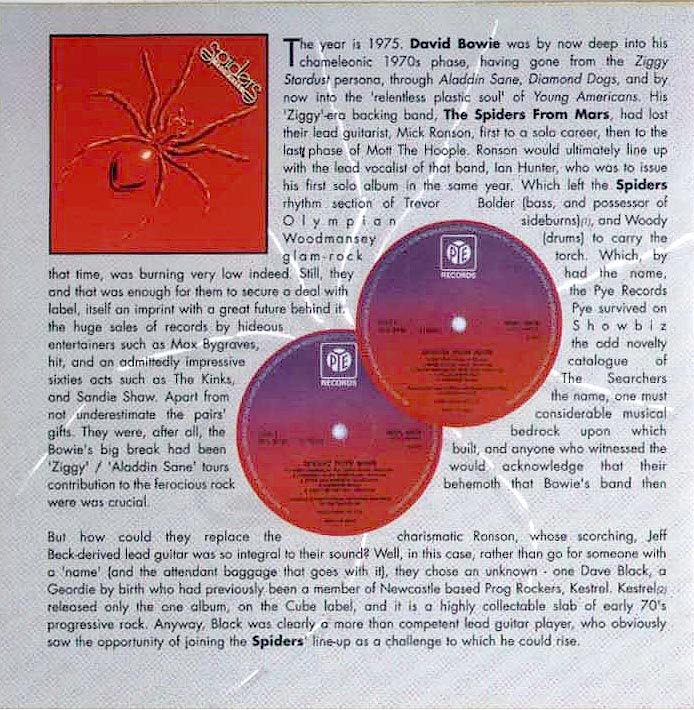 The Ziggy Stardust Companion - Spiders From Mars Album (1976)